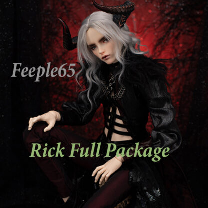 F65 Rick Full Package (Mysterious Demon), TAN Skin, Sleeping Head Make Up, Premium Eyes