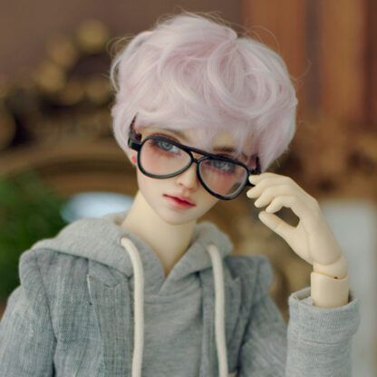 leekeworld pink boy art wig