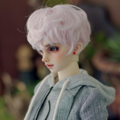 leekeworld pink boy art wig