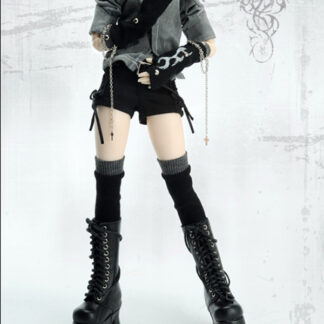 dollmore msd l socks black and gray