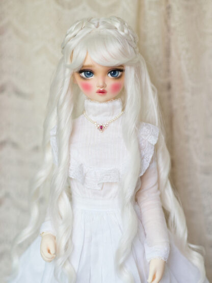 leekeworld ivory garden art wig