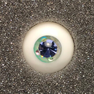 oscar eyes 14mm silver patina