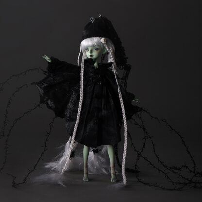 YoSD Witch Full Set, Green Skin, w/Blushing - Image 5