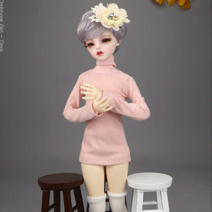 dollmore msd ajm pink turtleneck