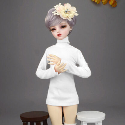 dollmore msd ajm white turtleneck