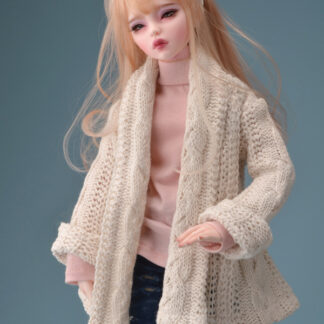 dollmore msd cream knit cardigan