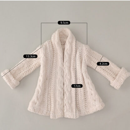 dollmore msd cream knit cardigan