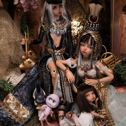 Rames Designer Complete (Anubis), Tan Skin, Sleeping Head & Rames A w/Make Up - Image 6