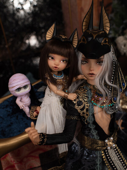 Rames Designer Complete (Anubis), Tan Skin, Sleeping Head & Rames A w/Make Up - Image 4