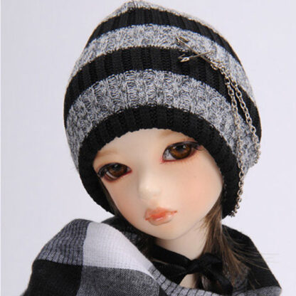 dollmore gray stripe beanie