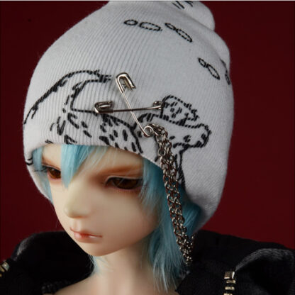 dollmore miro tage white beanie