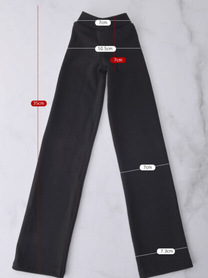 dollmore sd flare black yoga pants