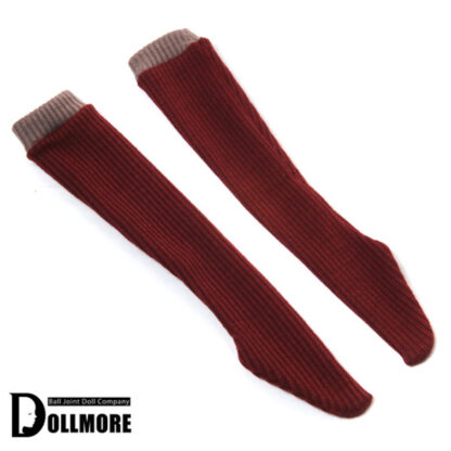 dollmore msd l knee socks burgundy