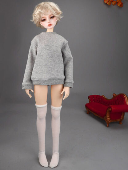 dollmore sd hyw cream knit socks