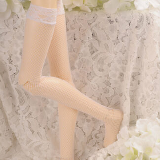 dollmore sd white net stockings