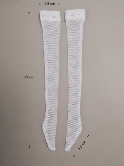 dollmore sd white net stockings