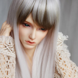 leekeworld amber in snow art wig