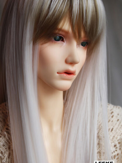 leekeworld amber in snow art wig