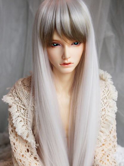 leekeworld amber in snow art wig