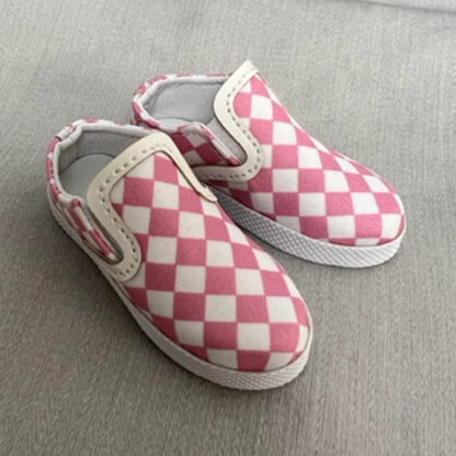 designs by dde slip ons pink chex