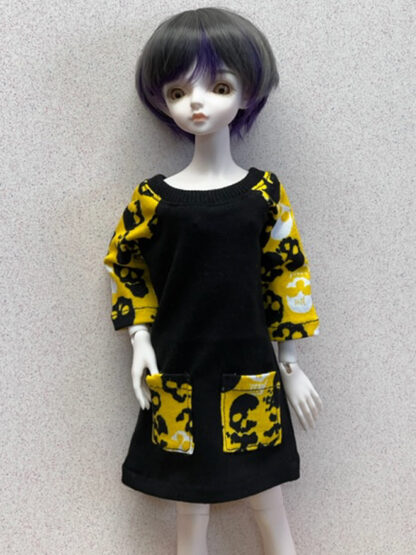 dollmore msd marioner skull tunic gold