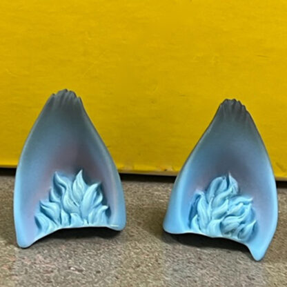 resin soul cat ears sky blue blushed