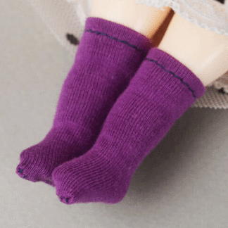 dollmore bebe awc purple socks