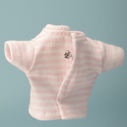 dollmore bebe pink stripe t shirt