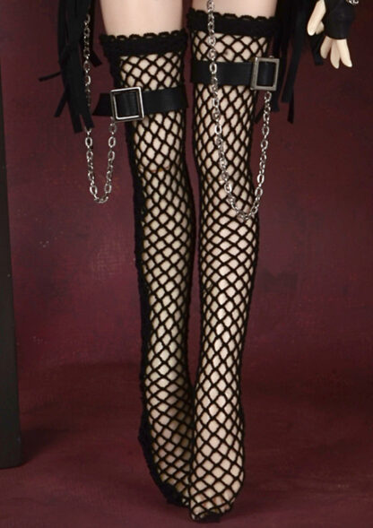 dollmore msd fishnet stockings black