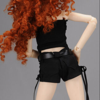 dollmore msd black string shorts hot pants