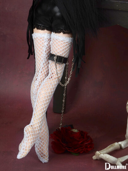 dollmore msd fishnet stockings white