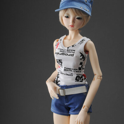 dollmore sd two tone blue shorts