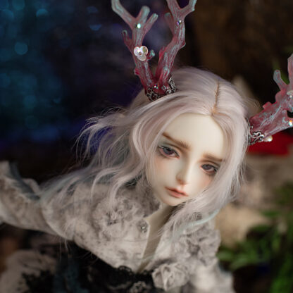 Akis Full Option, Natural, Vampire Head w/Make Up, Clear Violet Tail