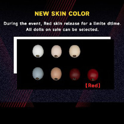 dream valley event resin skin colors red