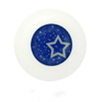 glib acrylic eyes blue star