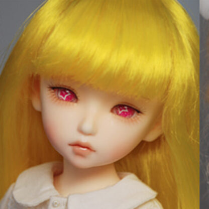 glib acrylic eyes pink star