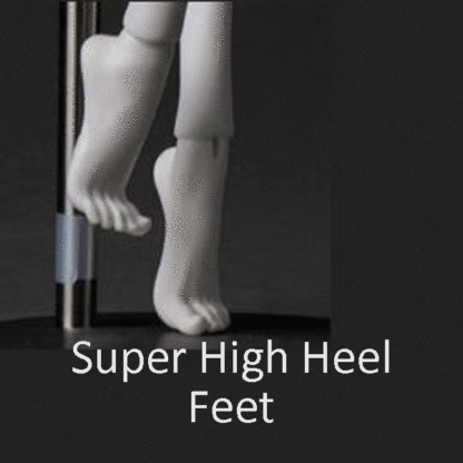 coral reef msd white black swan super heel feet
