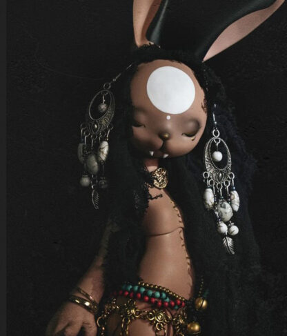 coral reef red white rabbit