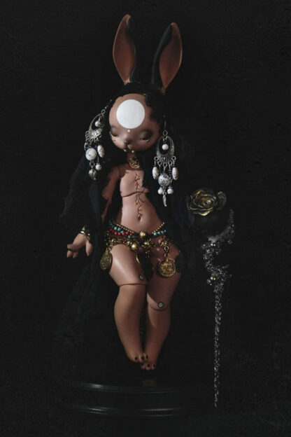 coral reef red white rabbit