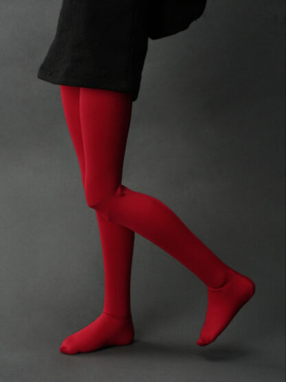 dollmore msd red lace band stockings