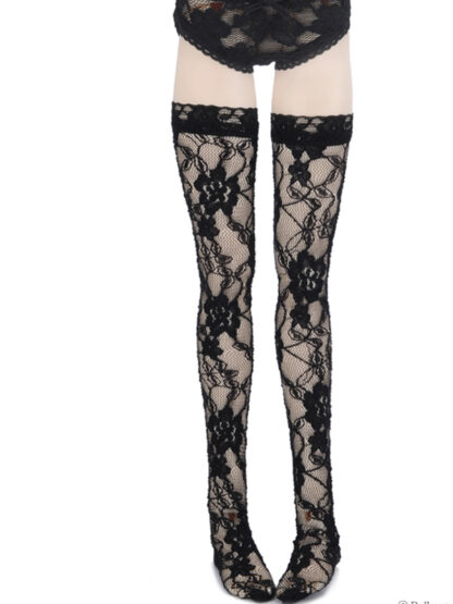 dollmore sd classic black lace stockings