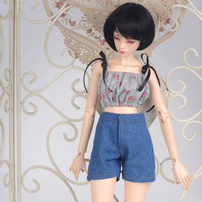 dollmore sd ssfrt gray floral tie top