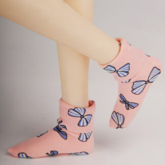 dollmore sd basic socks pink bow