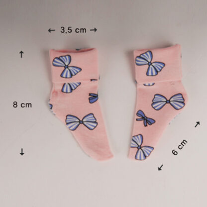 dollmore sd basic socks pink bow