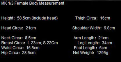 mystic kids sd female body gen 2