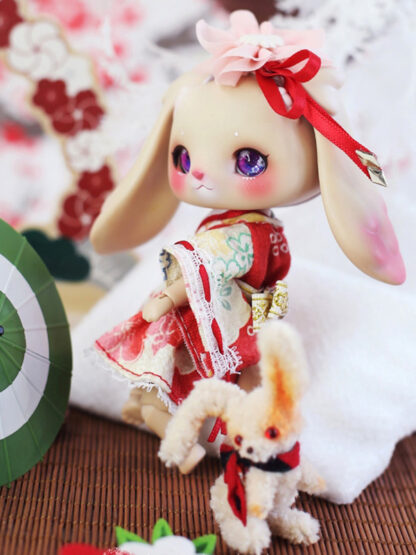 dearmine q milk tea sakura mochi