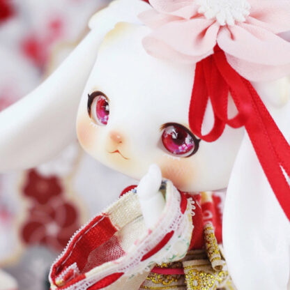 dearmine q pure white sakura mochi