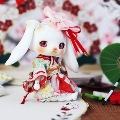 dearmine q pure white sakura mochi