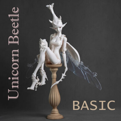 1/3 Unicorn Beetle BASIC, Mia White Skin, Blank with Outfit