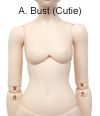 fairyland minifee active girl bust